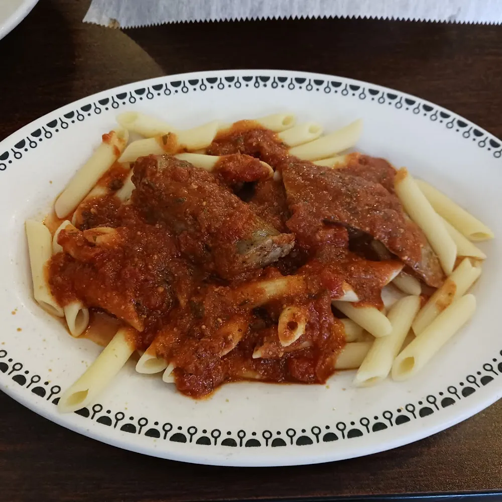 Penne Pasta Meat Sauce with Italian Sausage